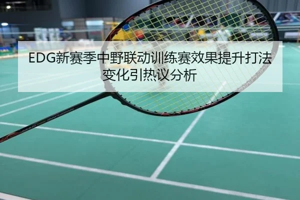 EDG新赛季中野联动训练赛效果提升打法变化引热议分析